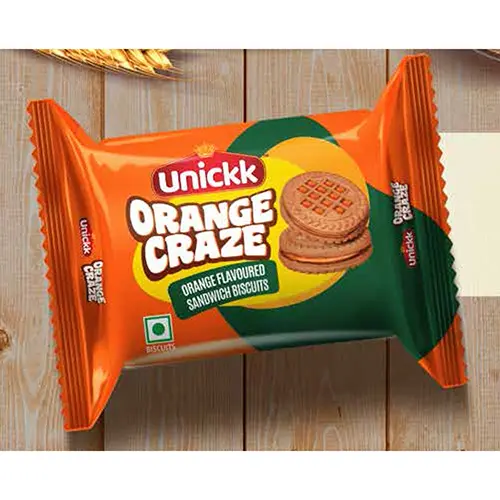 Orange Craze sandwich biscuits